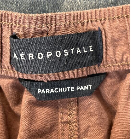 Aeropostale Womens Light Purple Parachute Drawl-string Wide Leg Pants - Picture 4 of 8
